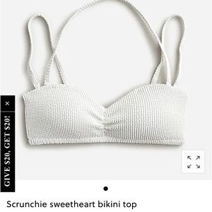 JCREW scrunchy two piece bathing suit